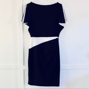 Lauren Ralph Lauren Two-Tone Dress - Black/White